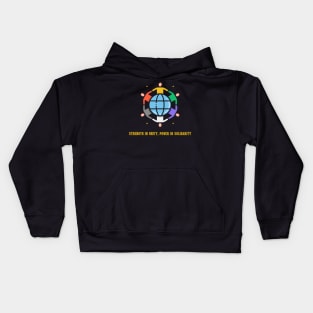 Strength in unity, power in solidarity Kids Hoodie